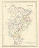COUNTY KILDARE antique map for LEWIS by CREIGHTON & DOWER. Ireland 1850