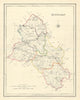COUNTY MONAGHAN antique map for LEWIS by CREIGHTON & DOWER. Ireland 1850