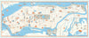 New York City Manhattan pictorial map. NY Convention & Visitors Bureau 1970
