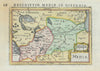 Descriptio Mediae in Hibernia. Central Ireland Ulster/Leinster. BERTIUS 1616 map