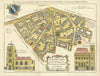 Aldgate Ward. City of London Fenchurch & Leadenhall Streets. BOWEN c1772 map