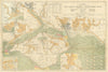 Stanford's Chart of the Solent, Spithead & Southampton Water. I.O.Wight 1932 map
