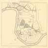 Fulham in 1813, after Thomas Faulkner. Published by Edward Stanford. 1900 map