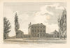 Mount Pleasant, Tottenham. Now Downhills Park 1840 old antique print picture