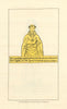 All Hallows Church. Effigy of Walter Hunt, vicar of Tottenham (died 1411) 1840