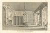 The Gilt Room, Holland House, Kensington by Thomas Faulkner 1820 old print