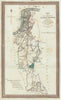Plan of  the Parish of St. Mary Lambeth divided into Districts… ALLEN 1827 map