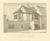 Ancient Building, Lambeth Marsh. Part of Lambeth Palace 1827 old antique print