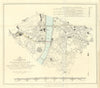 Part of Lambeth & Westminster shewing the… intended new bridge. HOLLIS 1827 map