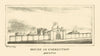 Surrey House of Correction, Brixton Prison. Opened 1820. 1827 old print
