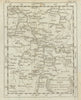 Les Deux Cercles du Haut et Bas Rhin… Rhine valley. BUFFIER c1818 old map