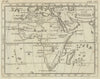 L' Afrique. Pre-Colonial Africa. BUFFIER. Niger flows west c1818 old map