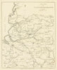 North west England. Index Map to the Canals, Rivers, Roads. STOCKDALE 1795