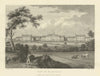 View of Fairfield Moravian settlement, Manchester. Aikin 1795 old print