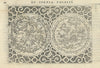 De Sphaera Celesti by Bertius / Langenes. Celestial Hemispheres 1603 old map