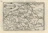 Biturigum / Biturigum by Bertius/Langenes. Berry, France. Indre & Cher 1603 map