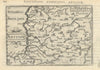 Comitatus Artesiae / Artesia by Bertius / Langenes. Comté d'Artois 1603 map
