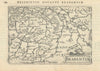 Ducatus Brabantiae / Brabantia by Bertius / Langenes. Duchy of Brabant 1603 map