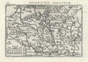 Sabavdiae / Savoie by Bertius / Langenes. Savoy & Franche-Comté 1603 old map