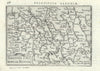 Saxonia Thuringia Misnia by Bertius/ Langenes. Saxony Thüringen Meissen 1603 map