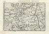 Norici / Noricum by Bertius / Langenes. South east Bavaria 1603 old map
