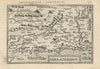 Liburniae / Sara & Zebenic by Bertius/ Langenes. Zadar Sibenik Dalmatia 1603 map