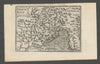 Fori Iulii / Forum Iulii by Bertius / Langenes. Friuli-Venezia, Italy 1603 map