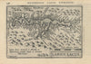 Lacus Comensis / Larius Lacus by Bertius / Langenes. Lake Como 1603 old map
