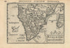 Africae pars meridionalior by Bertius / Langenes. Southern Africa 1603 old map