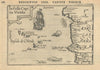 Insulae Capitis Viridis by Bertius / Langenes. The Cape Verde Islands 1603 map