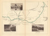 RIVER THAMES - Northmoor Appleton Newbridge Duxford Ridge's Weir. TAUNT 1887 map