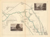 RIVER THAMES - Cassington - Wytham - Godstow - Binsey. The Trout. TAUNT 1887 map