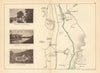 RIVER THAMES - Radley. Sandford Lasher & Mill. Nuneham. TAUNT 1887 old map
