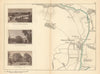 RIVER THAMES - Sotwell - Benson - Wallingford. Mongewell Church. TAUNT 1887 map