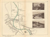 RIVER THAMES - Goring - Streatley - Basildon. The Grotto. TAUNT 1887 old map