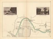 RIVER THAMES Henley - Remenham - Mill End - Medmenham. Regatta. TAUNT 1887 map