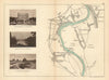 RIVER THAMES Teddington Twickenham Petersham Marble Hill Richmond TAUNT 1887 map