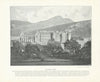 Holyrood Palace. Scotland 1900 old antique vintage print picture