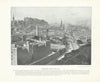 Edinburgh, from Calton Hill. Scotland 1900 old antique vintage print picture