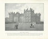 Heriot's Hospital, Edinburgh. Scotland 1900 old antique vintage print picture