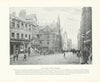 John Knox's House, Edinburgh. Scotland 1900 old antique vintage print picture