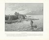 Tantallon Castle. Scotland 1900 old antique vintage print picture