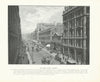 Buchanan Street, Glasgow. Scotland 1900 old antique vintage print picture