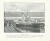 The Broomielaw, Glasgow. Scotland 1900 old antique vintage print picture