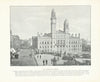 The Town Hall, Paisley. Scotland 1900 old antique vintage print picture
