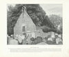 Auld Alloway Kirk. Scotland 1900 old antique vintage print picture