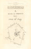 1749 land survey by George Washington in Culpeper County, Virginia 1843 map