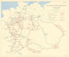 Plan of attack on German communications 7 November 1944. World War Two 1961 map