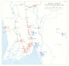 British & Japanese dispositions in Burma 18 August 1945. World War Two 1969 map