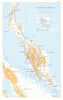 Kra Isthmus, Malaya & Singapore 1945. Airfields. World War Two 1969 old map